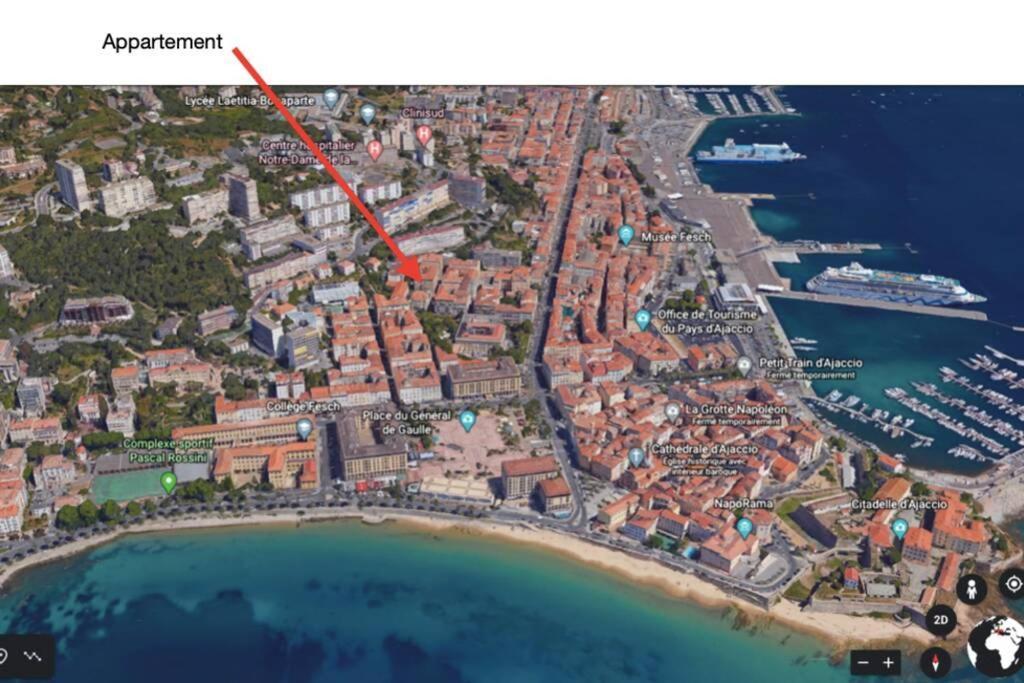 Superbe Appartement En Plein Coeur D'Ajaccio Ajaccio  Zewnętrze zdjęcie